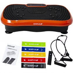 Piattaforma Vibrante Con Altoparlante Bluetooth E Elastici Di Resistenza