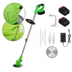 Taglia Erba Elettrico Senza Fili Con Due Batterie E Lame In Metallo